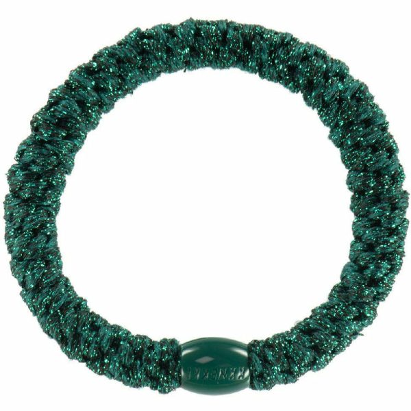 Kknekki | Haargummi - Forrest Green glitter - Waldgrün Glitzer Schn?ppchen