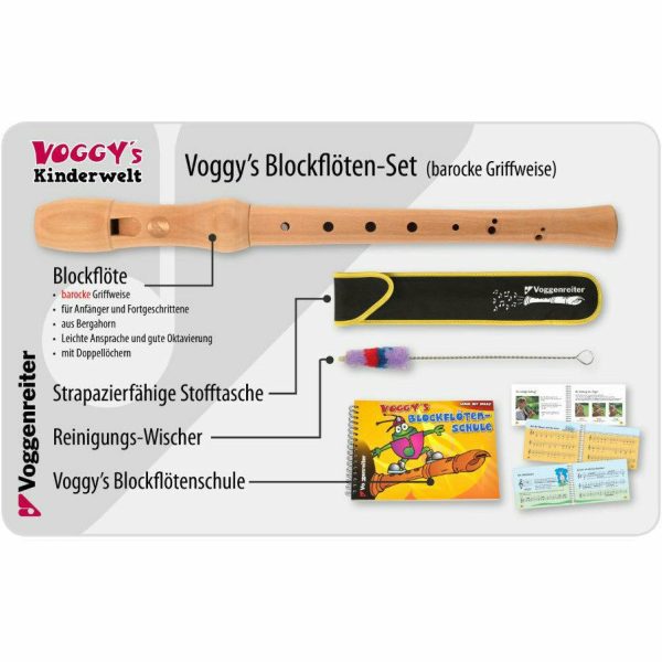 Voggenreiter | Voggys Blockflöten-Set, barocke Griffweise Jetzt online – Bild 3
