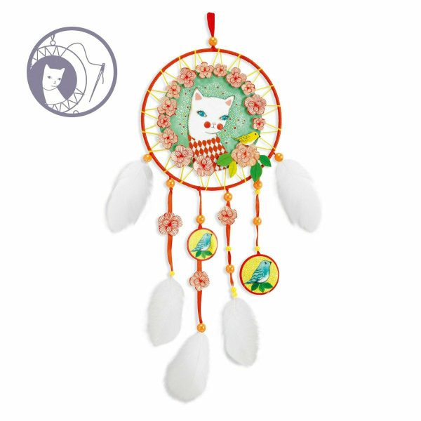 Djeco | Do it yourself: Traumfänger zum Basteln Katze Online – Bild 3